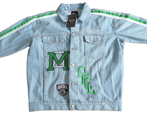 Giacca jeans varsity - di,