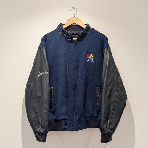Giacca vintage lana - , pelle