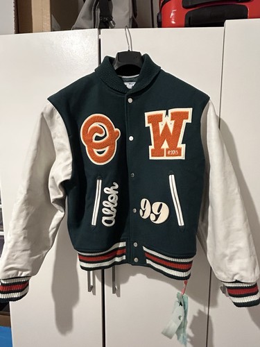 Off white varsity jacket - off-white,