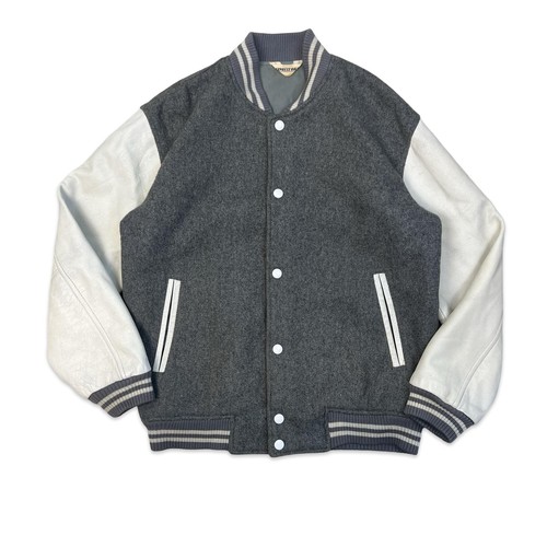 Giacca vintage grigia bicolore