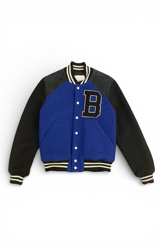 Blast off varsity jacket blu - off,
