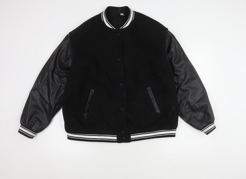 Giacca uomo nera varsity - uomo, m