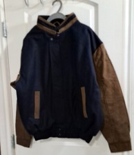 B&W Varsity Men's Wool leather