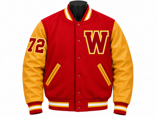Giacca letterman varsity rosso - varsity,
