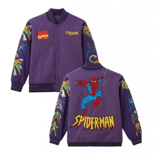 Giacca spider man - giacca, ricamata