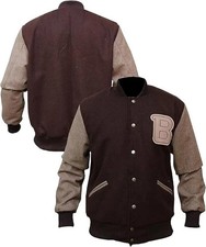 Bomber lana B logo Miami moda