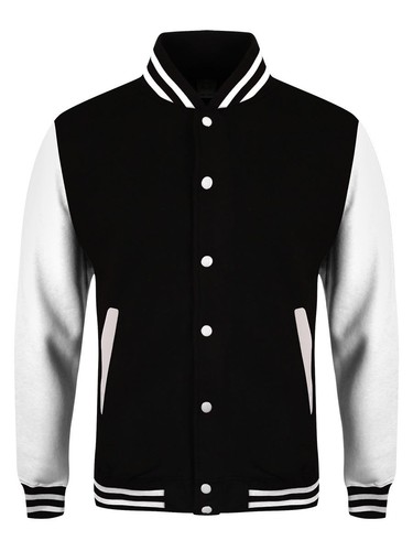Black and white varsity - black,