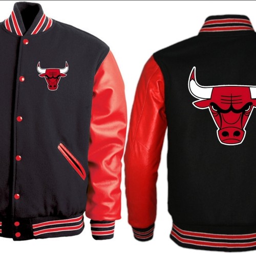 Men leather varsity - men, jacket