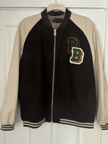 Men varsity bomber jacket - bomber,