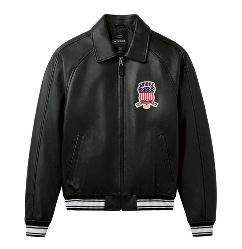 Avirex giacca bomber pelle - avirex,
