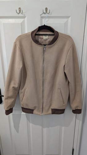 Mens genuine suede varsity