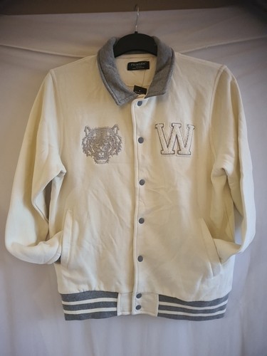 Mens varsity jacket natural - jacket, &