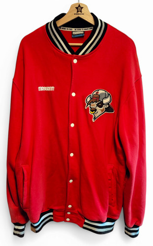 Giacca massdnm varsity rossa - giacca,